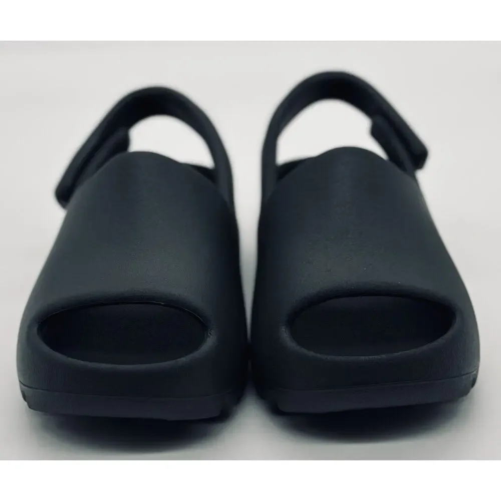 NEW Adidas Yeezy Slides Sandal Dark Onyx ID5106 Youth Size 7K